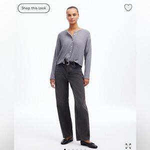 Madewell The Darted Barrel Leg Jean